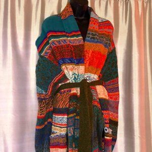 Free People Fantasia Fairisle Sweater Coat